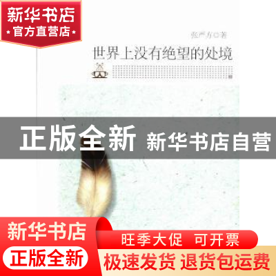 正版 世界上没有绝望的处境 张严方著 广西人民出版社 9787219072
