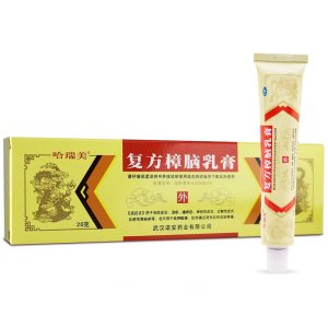 哈瑞美复方樟脑乳膏20g 用于虫咬皮炎 湿疹 瘙痒症 神经性皮炎 过敏性皮炎 丘疹性荨麻疹等