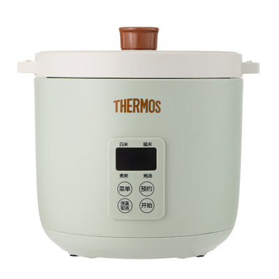 膳魔師电饭煲1.6L可视钢化玻璃易洁涂层内胆绿色EHA-4113E