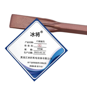 冰将 电锤尖扁凿子六角镐尖冲击钻头 个