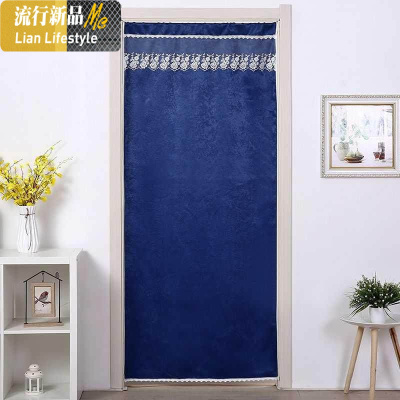 帘店铺商用布艺夏天个性布遮挡挂布ins布帘隔断装饰餐厅后厨 三维工匠窗帘