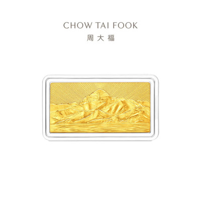 周大福马年生肖本命年冈仁波齐火马黄金金条计价(约10g)EOI106