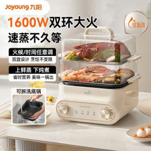 九阳DZ120HG-GZ521电蒸锅电火电煮锅多层大容量分体式可拆洗