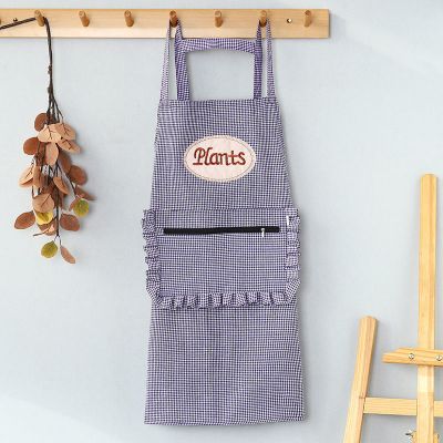 优旋(youeshone)围裙围裙罩衣男女用家庭长袖罩衣外套大人做饭工作服厨房防油时尚