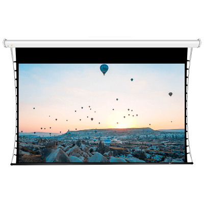 JK经科HB-300s 159寸16:9电动遥控拉绳金属幕投影机投影仪幕布