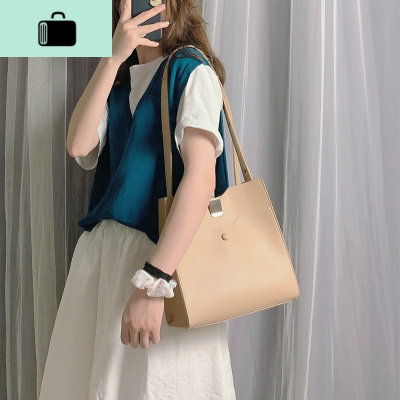 单肩包女大容量包包2020新款潮韩版百搭斜挎包夏天时尚简约托特包NEW LAKE女士单肩包