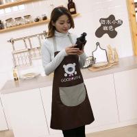 家柏饰(CORATED)情侣厨房防水防油围裙韩版时尚成人罩衣工作服围腰定制