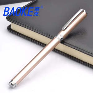 宝克(baoke)钛金笔PM158钢笔学生办公商务用笔金属钢笔成人书法书写练字钢笔新品书写流畅不断墨