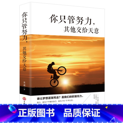 你只管努力,其他交给天意 [正版]你只管努力其他交给天意 励志成长青春成功励志类成功指导图书籍 励志成功学职场打拼生存指