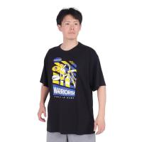 Nike男款篮球半袖NBA勇士队侧场速干运动T恤透气休闲潮流上衣