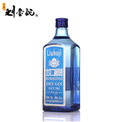 42度刘壶记北京二锅头酒清香型白酒750毫升大蓝瓶纯粮酿造酒