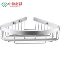 中盈惠彩 浴室三角置物架 SJZWJ01 300*220*68mm 单程带杆 个