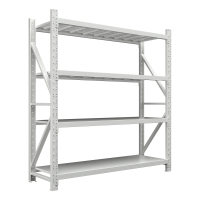 臻远 ZYCC-ZX-03 重型货架主架 1500*500*2000 灰白色每层平均承重500公斤