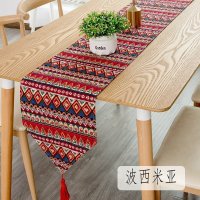 北欧桌旗 棉麻家用桌布电视柜长桌旗欧式茶几现代简约 波西米亚 30*240cm(适合180-200cm左右桌子茶桌柜子)