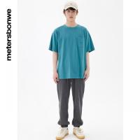 [1件3折价:55.5]美特斯邦威牛仔裤男装新款慢跑裤学生轻薄百搭修身休闲长裤