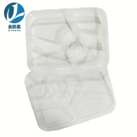 一次性方五格餐盒1100ml套