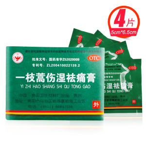 卫洁 一枝蒿伤湿祛痛膏 5cm*6.5cm*4片/袋 祛风除湿 活血止痛 用于风湿关节疼痛 肌肉痛 扭伤