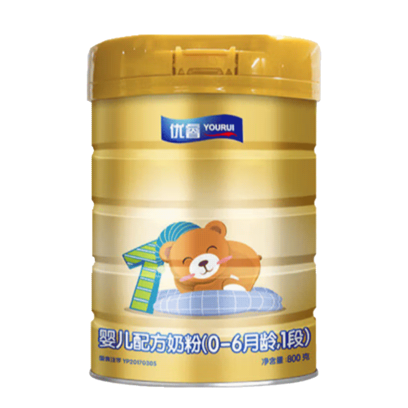 [22年12月产]贝因美优睿1段800g*6罐 婴幼儿配方奶粉