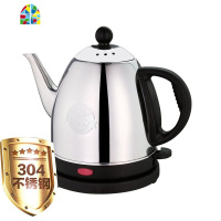 电热水壶不锈钢电壶304食品级热水壶电热烧水壶家用随手泡电水瓶 FENGHOU 304亮光B款压盖1.0L