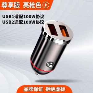 [补贴10%]纽曼迷你车载充电器快充头200W隐形车充汽车用点烟器转换插头