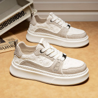 男士25四季可穿新款舒适无系带时尚潮流百搭日常圆头男款注塑板鞋