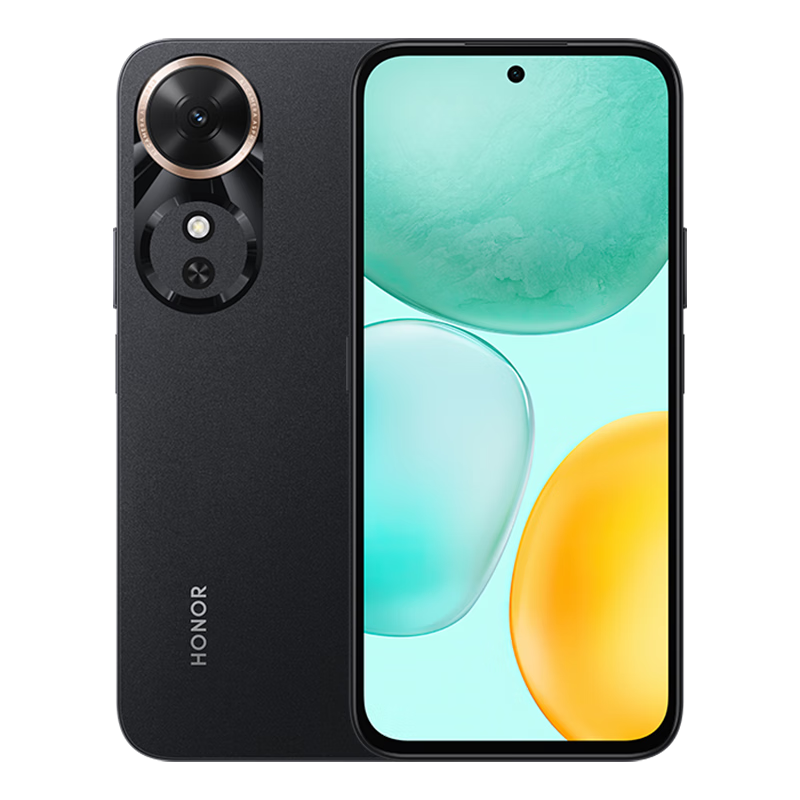 荣耀畅玩60 8GB+256GB 墨岩黑 5G手机 6000mAh大电池 AI一键直达 大屏大字老人智能手机学生备用机