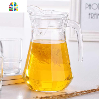 水壶大容量可装开水凉开水壶冷开水壶冷水壶装白开水壶耐热玻璃 FENGHOU 1.1升八角壶凉水壶