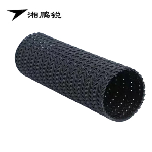 湘鹏锐 横向排水管 110mm*100米 黑色曲纹状 材质 HDPE 件