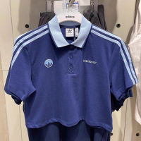 adidas/阿迪达斯女装 新款休闲短袖POLO领T恤 IX3543 C