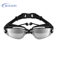 酷美智悦 电镀泳镜近视款(150-800度)带眼镜盒 KM-BH531 套