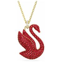 Swarovski女项链天鹅 Swan红色珠宝首饰晚宴礼物送女友礼物