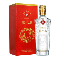 文君酒凤求凰52度500ml*1瓶 浓香型白酒 2022年