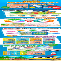 [M]百变校巴思维游戏书 第2辑 涂色大玩家-9787514878158