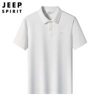 JEEP/吉普夏季短袖polo衫男休闲商务男士T恤透气速干翻领男