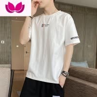 七斓夏季一套装宽松潮流ins短袖t恤男士搭配休闲运动帅气短裤潮牌
