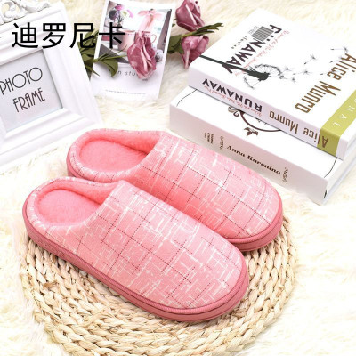 迪罗尼卡新款儿童棉拖鞋防水防滑中童冬季包跟保暖居家男女童宝宝卡通棉鞋222/5.8