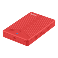 杰储(GCHUL) T1000 4T Type-C3.1 2.5英寸竖纹红色 移动硬盘 (计价单位:个) 竖纹红色