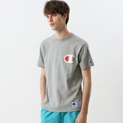 Champion冠军短袖t恤男士刺绣大C夏季宽松纯棉情侣款女半袖体恤