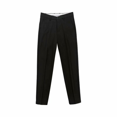 SUNTEK西裤男韩版潮流修身小脚休闲直筒坠感烫痕九分西装裤子春夏季免烫西裤