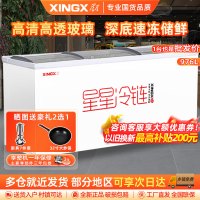 星星(XINGX)冰柜展示柜卧式冷藏冷冻双温雪糕饮料冰箱深底岛柜大容量冰箱冰柜迅速冷冻SD/SC-1030BE