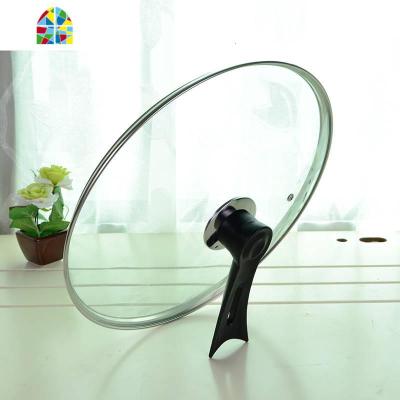 23CM-34CM锅盖炒菜盖子通用钢化盖不锈钢平底锅盖炒锅锅盖 FENGHOU 加厚款32CM立盖