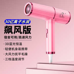 小鸭牌电吹风学生宿舍蓝光离子护发吹风机小功率护肤速干