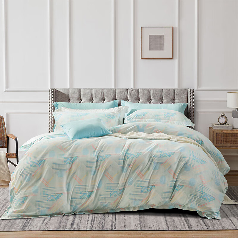 富安娜磨毛四件套-清韵格调 203*229cm