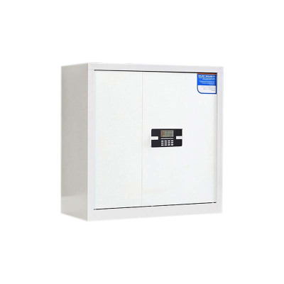正斌保密柜财务档案柜文件柜办公室资料储物柜保险柜电子密码国保锁矮柜白色-电子密码锁