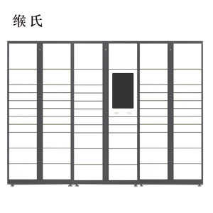 缑氏智能快递柜小区快递自提柜派件柜室外寄存柜信报箱储物柜一主两幅61格