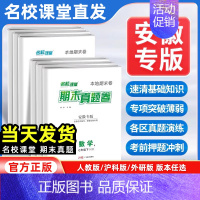 历史[人教版] 七年级下 [正版]安徽专版2024版期末真题卷初中七年级八年级下册测试卷全套语文数学英语物理初一二基础专