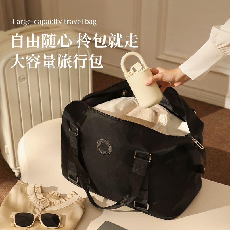 旅行包短途女轻便大容量手提出差登机行李袋旅游健身待产包收纳袋