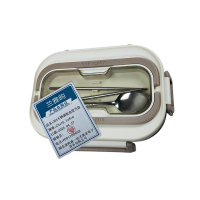 兰雅昀 304不锈钢饭盒便当盒 23x16.5x8cm 个