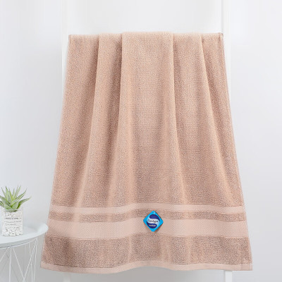 洁丽雅7265(Grace)7A抗菌大浴巾成人纯棉加大加厚浴巾男女棕色