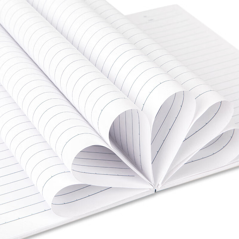 得力(deli)6本装办公软抄本无线装订本笔记本记事本 B5/60张 7664